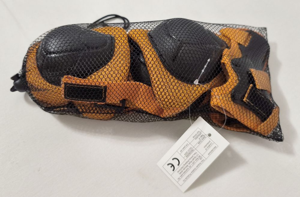 Захист для роликів, велозахист дитячий помаранчевий