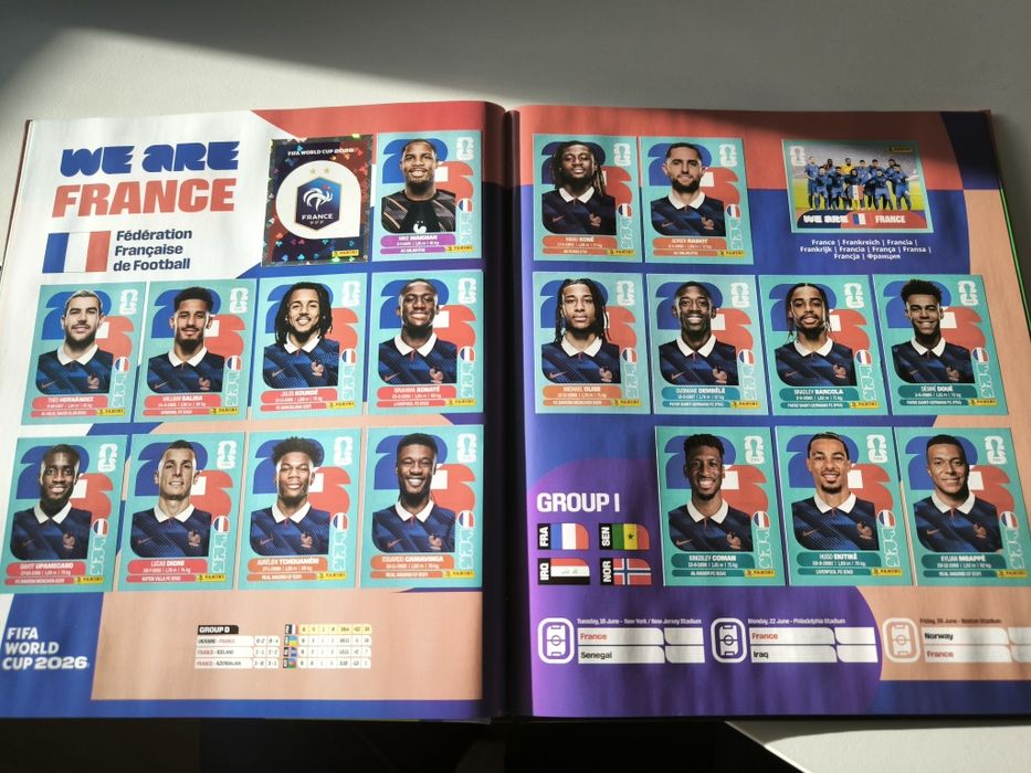 Caderneta capa dura mundial 2026 Panini