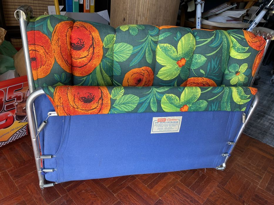 Catre / Espreguiçadeira Dobrável Vintage – Anos 70 – Muito Bom Estado!