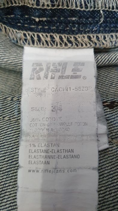 Spodnie jeansy biodrówki RIFLE