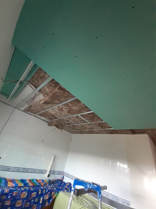 Tetos, paredes pladur. Pintura geral.