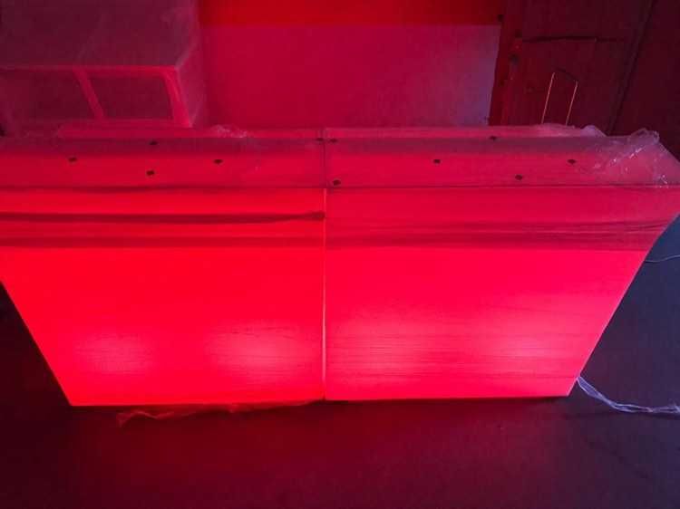 Balcão led com comando