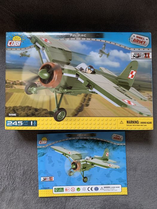 Klocki Cobi samolot PZL Cobi3