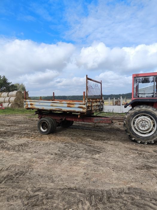 Przyczepa wywrotka x3 jednoosiowa Meiller rolnicza tandem hl brandys 6