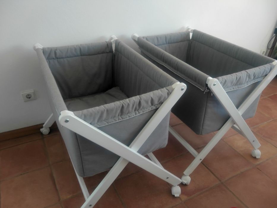 Miniberço Panamera Cocu 0m+ - Cor: Cinza