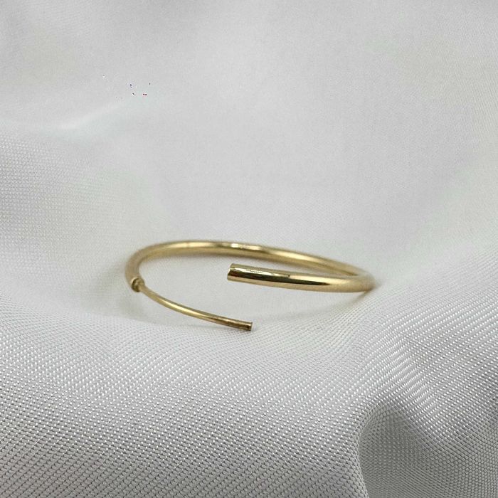 Złote kolczyki koła 1,95 g PR.585 14K śr. 3,3cm