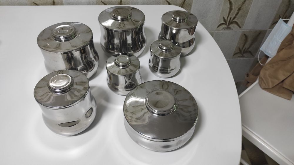 Conjunto de potes vintage - rena ware (novo)