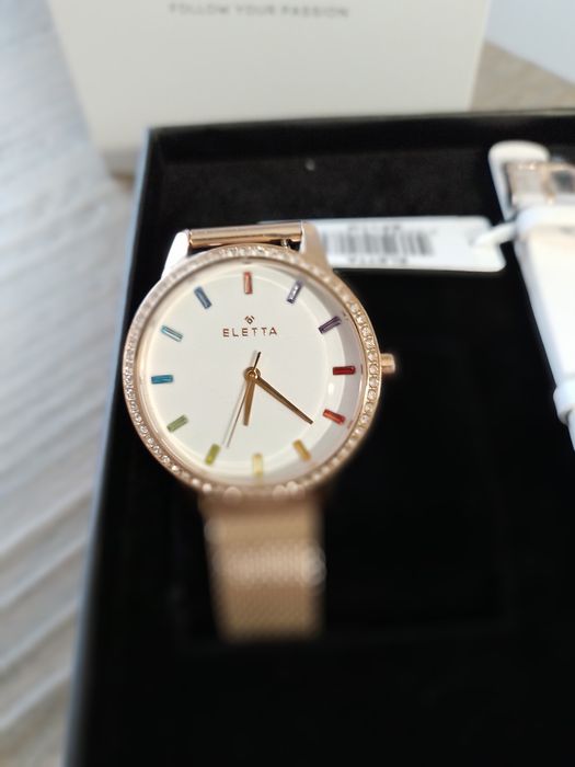 Relógio Eletta Rainbow  modelo nova coleção  cofrett