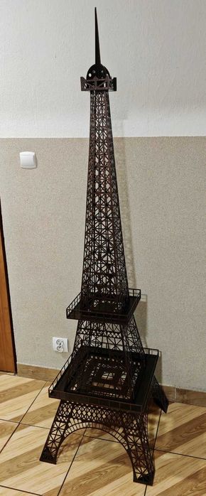 Wieża Eiffla 2m. Ozdoba do ogrodu, domu, na taras