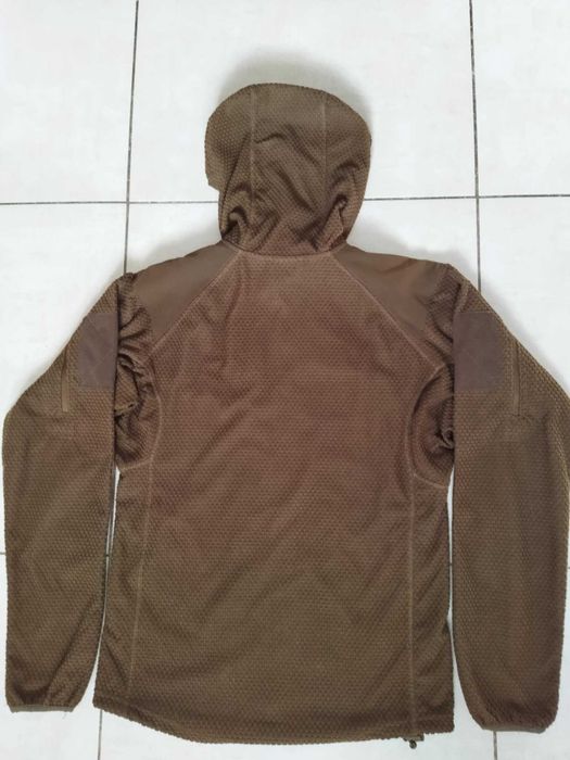 Bluza Polarowa Helikon Alpha Grid Fleece Hoodie - Coyote