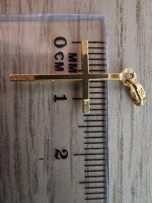 Cruz ouro 18 kilates