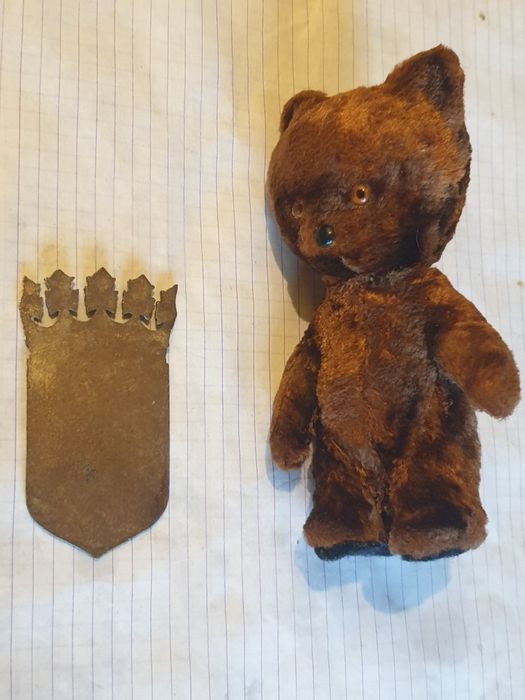 Pluszowy miś, misza suvenir Berlin PRL/GDR/DDR/Germany, 1970s