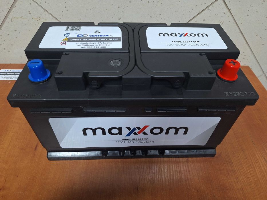 Lublin - Nowy akumulator Maxxom 80Ah 720A 12V