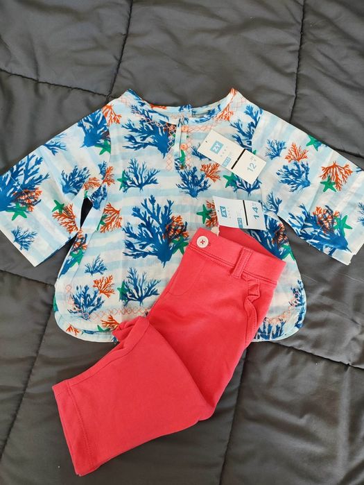 Lote de roupa nova de menina 9/12 meses