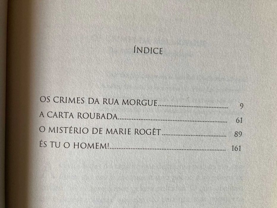 Contos Policiais, de Edgar Allan Poe