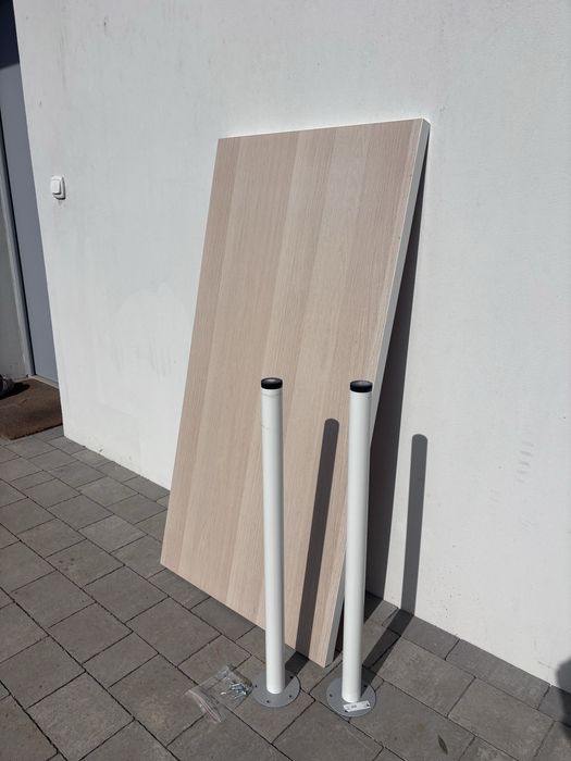 Blat biurka i nogi Ikea