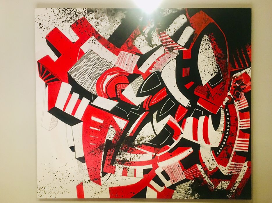 Obra de Arte- “In Between Red” 2008 by Martial
180x160