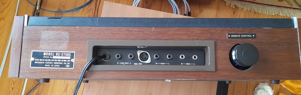 Deck National Panasonic RS 275US