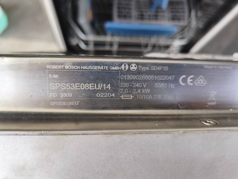 Zmywarka Bosch 45 cm SD4P1B