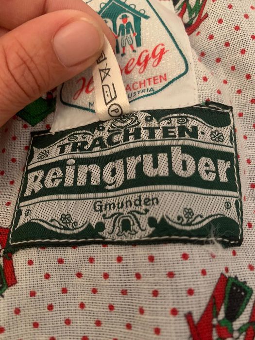 Vestido austriaco Hasegg Tratchen XL /42 /14 vintage