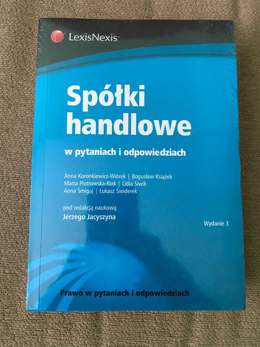 Książka "Spółki handlowe w pytaniach i odpowiedziach"