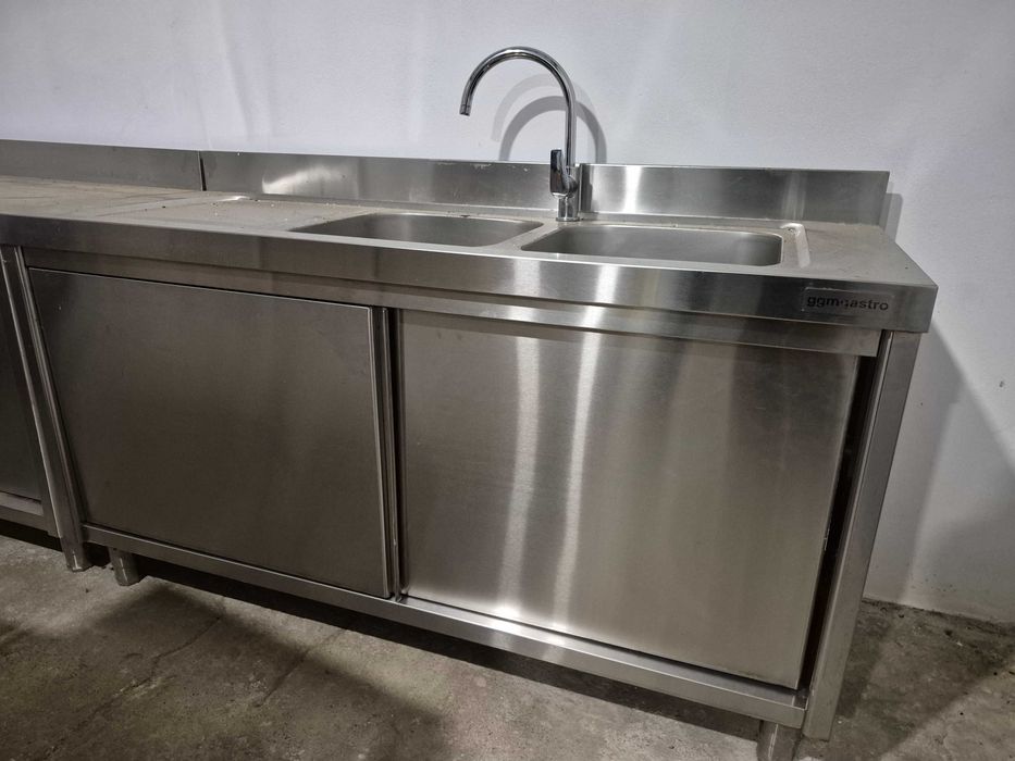 2 Elementos de bancada de cozinha professional GGMGASTRO