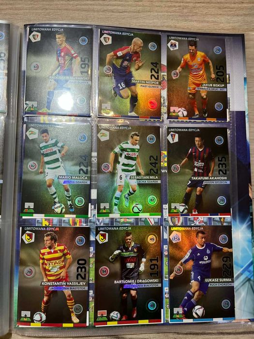 KOMPLETNA Kolekcja Panini Ekstraklasa 2015/16 z Limitkami. Adrenalyn