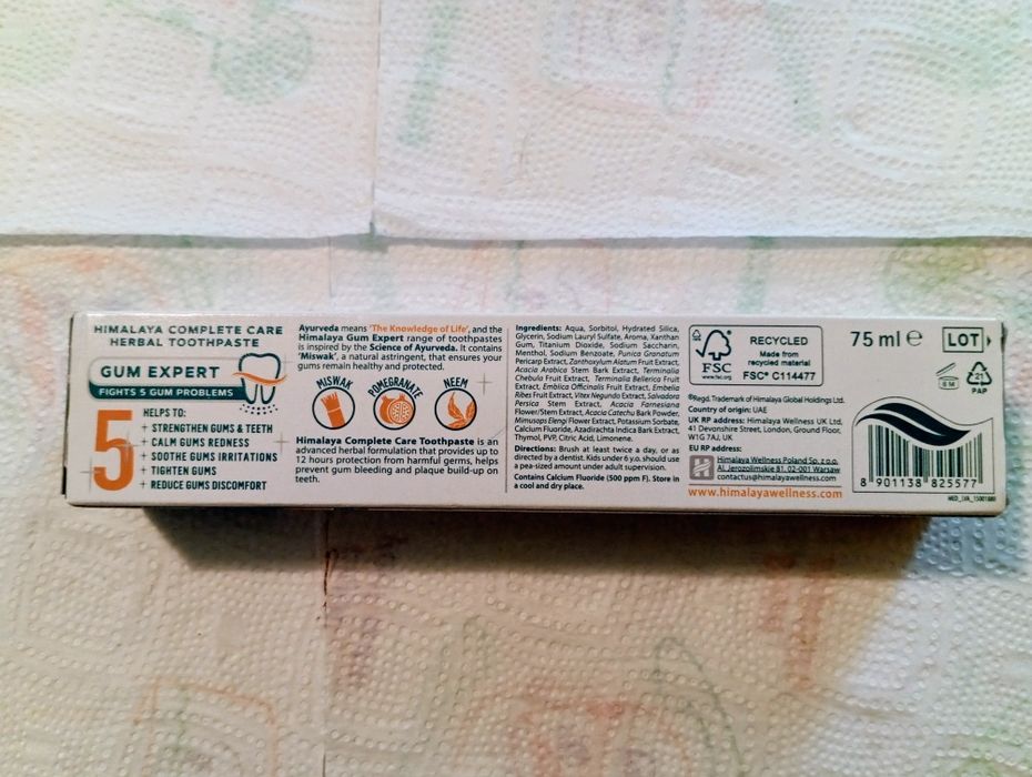 Himalaya Herbals Complete Care pasta do zębów kompletna ochrona 75ml