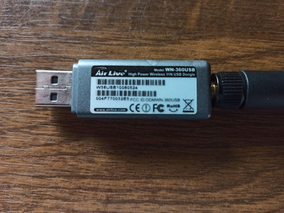 Karta sieciowa  AirLive WN360USB + antenka
