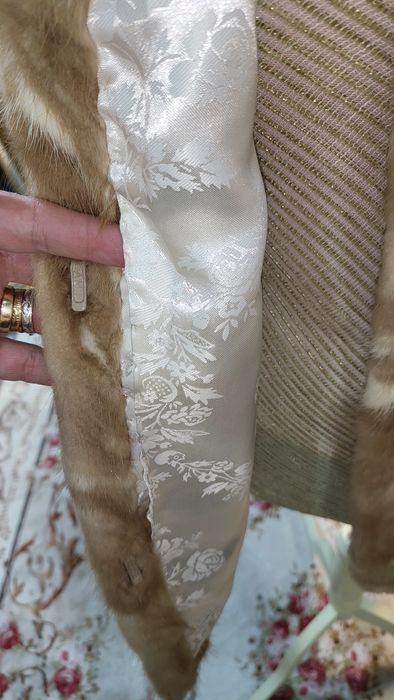 Casaco Vison Pérola/ autêntico