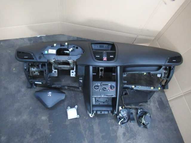 , PEUGEOT 207 polka poduszka pasy sensor konsola