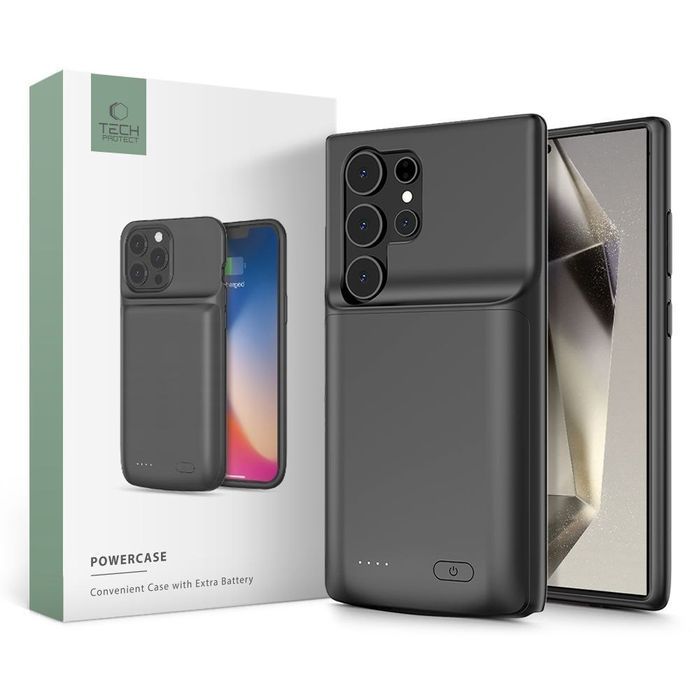 Etui Powercase 5000Mah Galaxy S24 Ultra Black