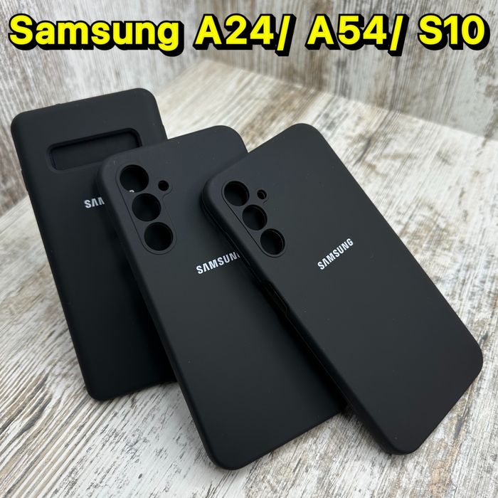 Мягкий софттач! Чехол Silicone Case на Samsung A24/ A54/ S23 FE