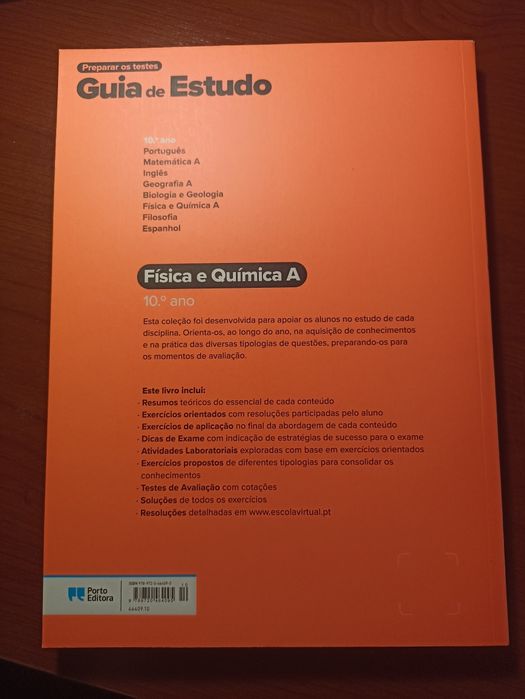 Guia de estudo - Física e Química A 10° ano