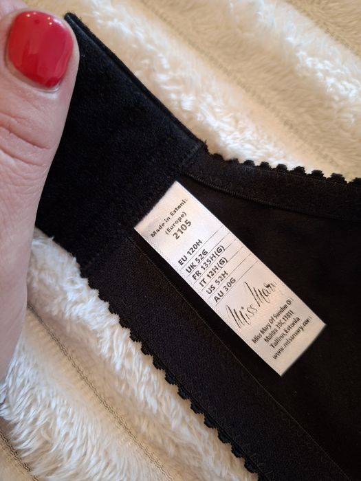 Nowy bardzo duży biustonosz czarny 120 H