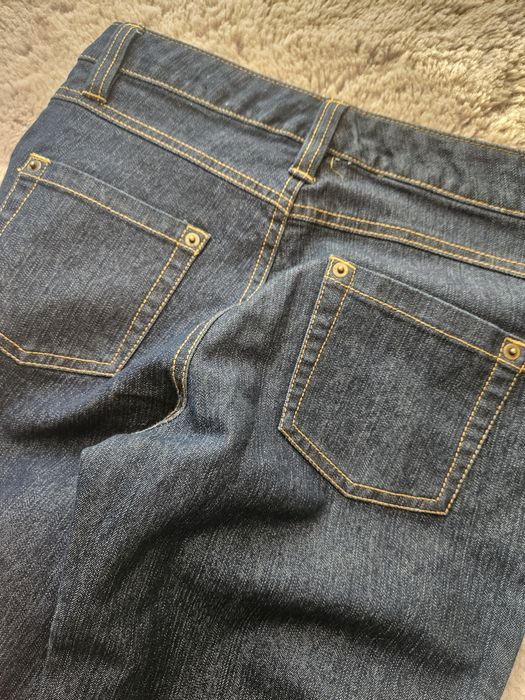 Spodnie damskie jeansy proste nogawki 38