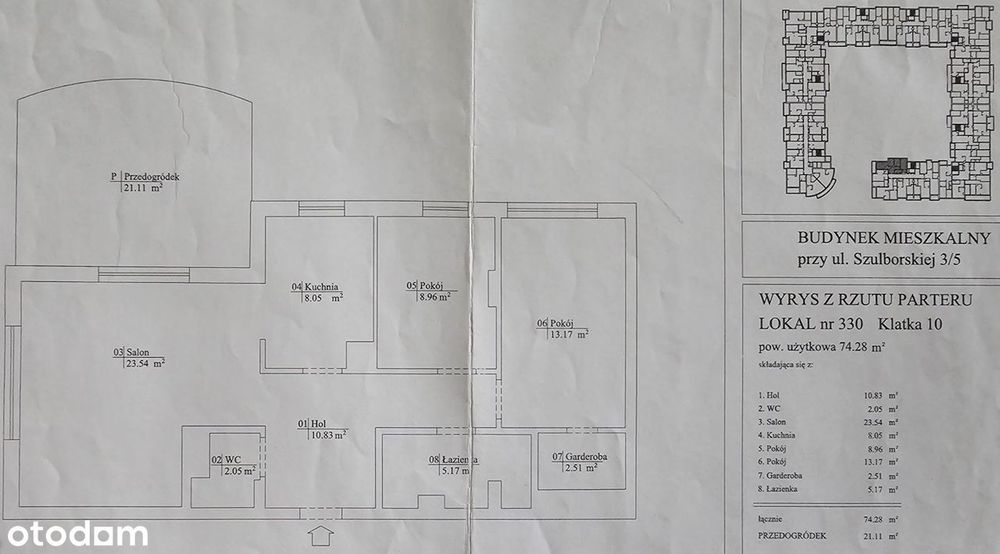 Bez prowizji | Biuro, gabinet, lokal na parterze z ogródkiem | 74 m2 |