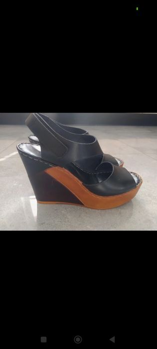 Sandały buty na koturnie Lasocki 38