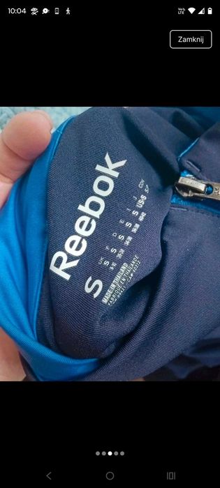 Fioletowa bluza damska Reebok