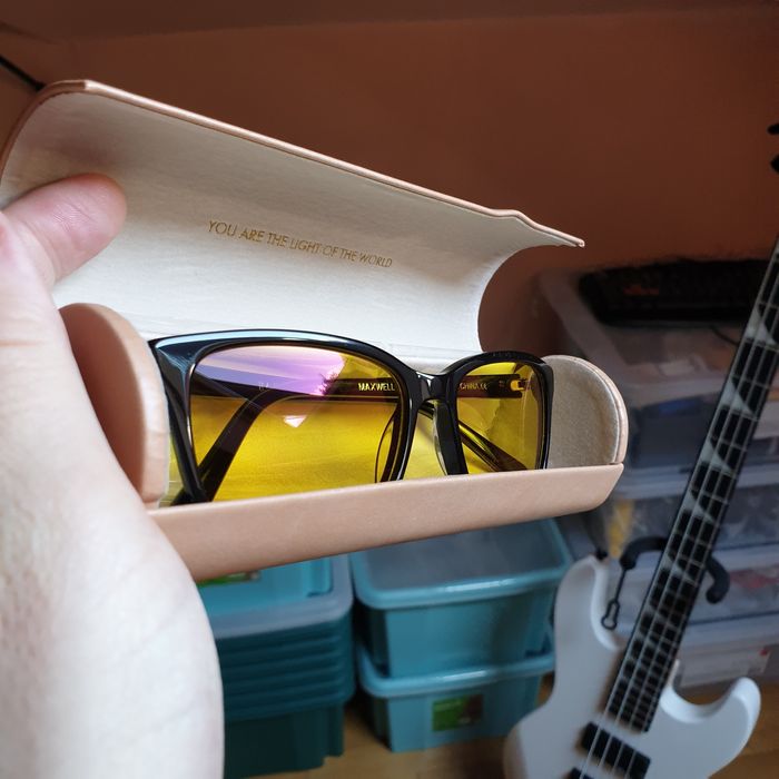 Okulary z filtrem światła niebieskiego RA OPTICS do pracy z komputerem