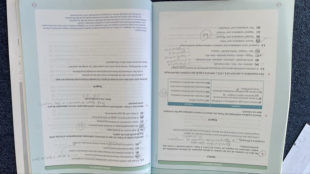 Livro de apoio para o exame nacional de portugues 9 ano