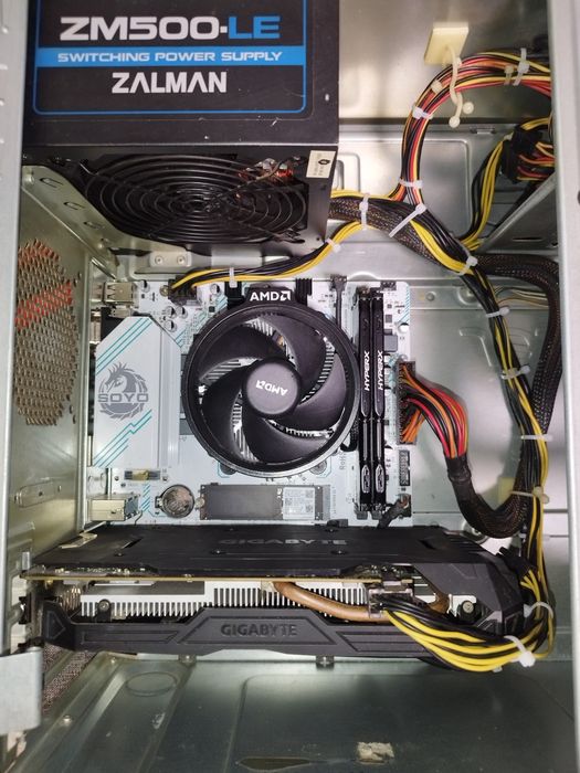 Системный блок ( Франкенштейн ) Читать описание ( R5 - 16gb - NvME )