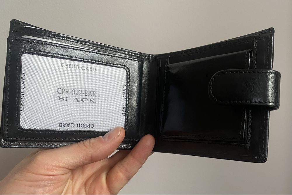 Portfel ze skóry Rovicky CPR-022-BAR