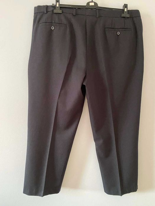 Taylor & Wright spodnie męskie garniturowe duże grafitowe 42 R