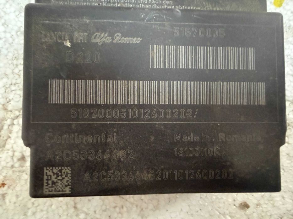 Modu sterownik poduszek fiat 500