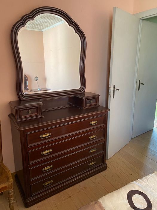 Cama de casal madeira maciça