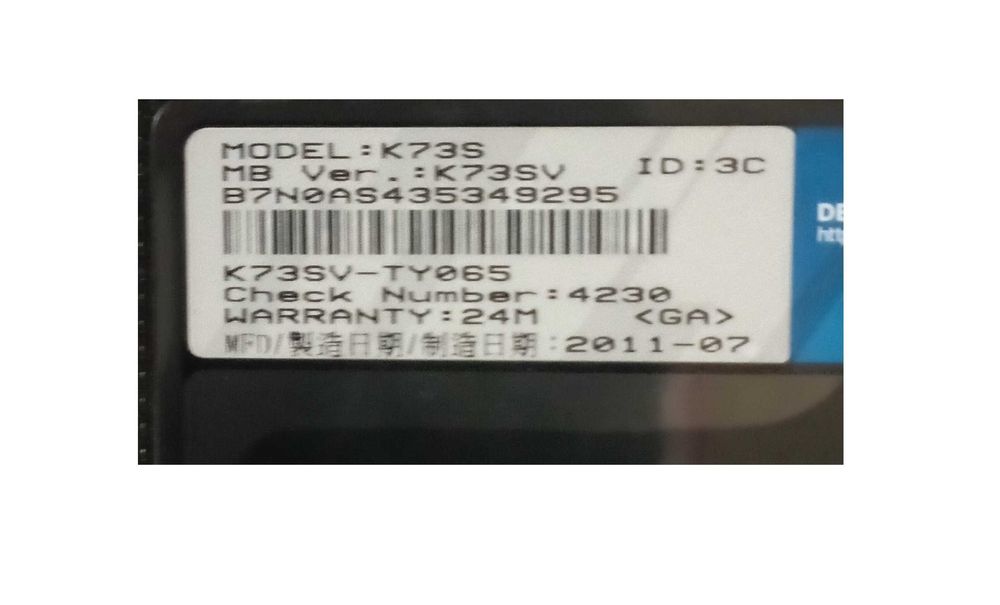 Ноутбук ASUS K73S