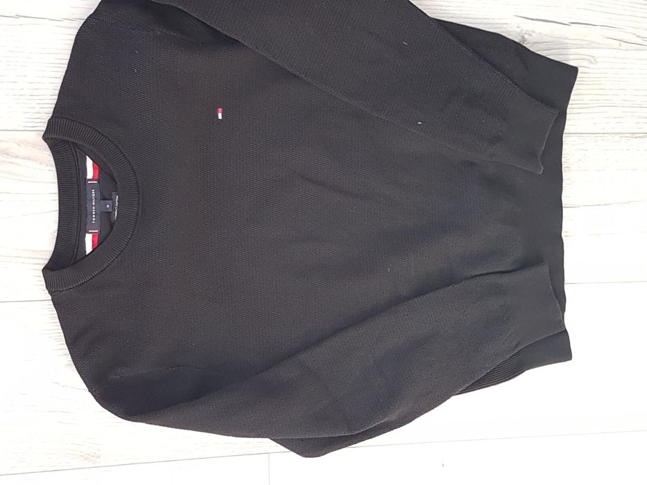 Sweter jak nowy Tommy Hilfiger czarny, r. M
