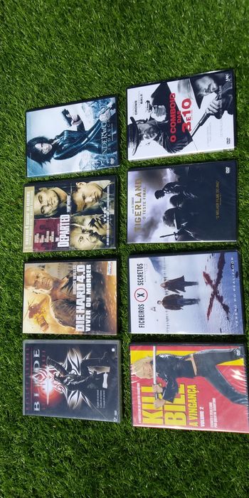 Pack 8 DVDs novos selados