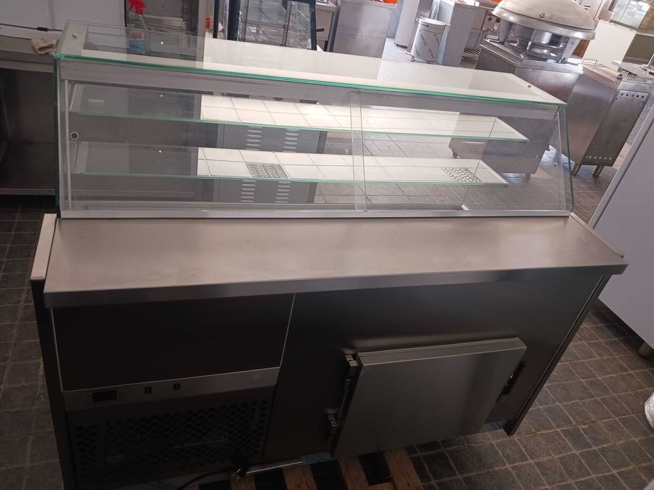 ACM1657 - Vitrine Expositora Refrigerada em Inox - SEMI-NOVA